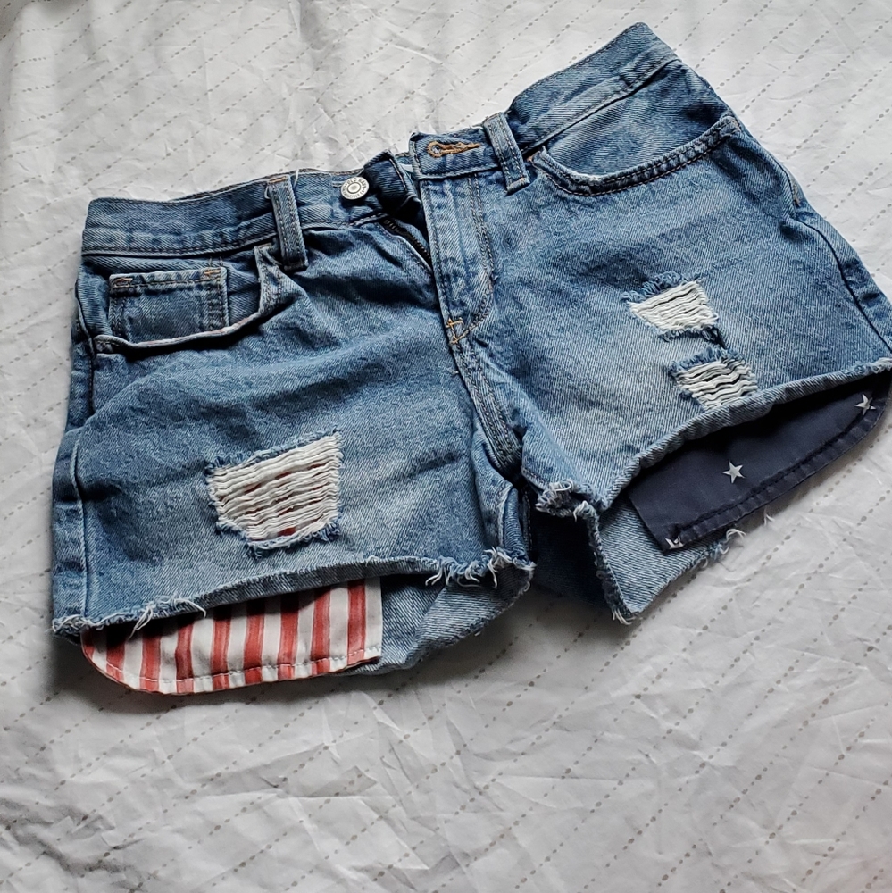 Americana Jean Shorts